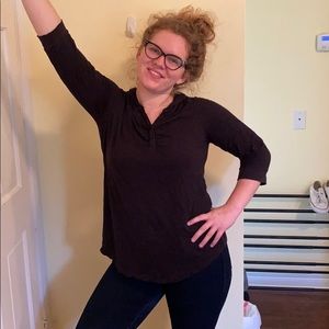 Black Hoodie Thin Material